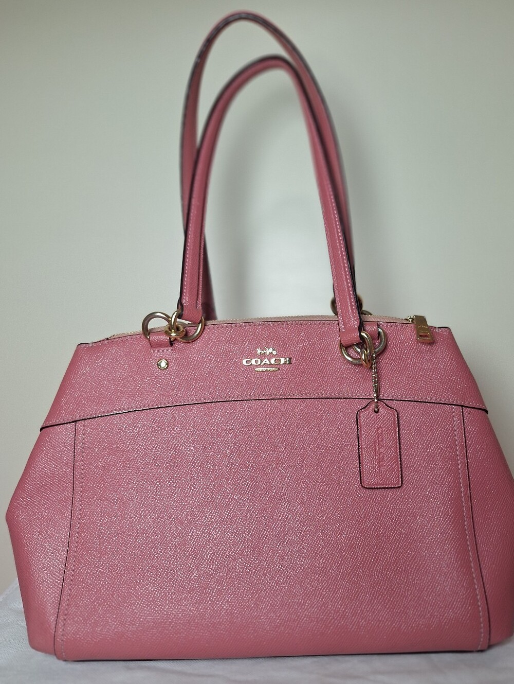 Coach Mini Christie Peony Pink EUC